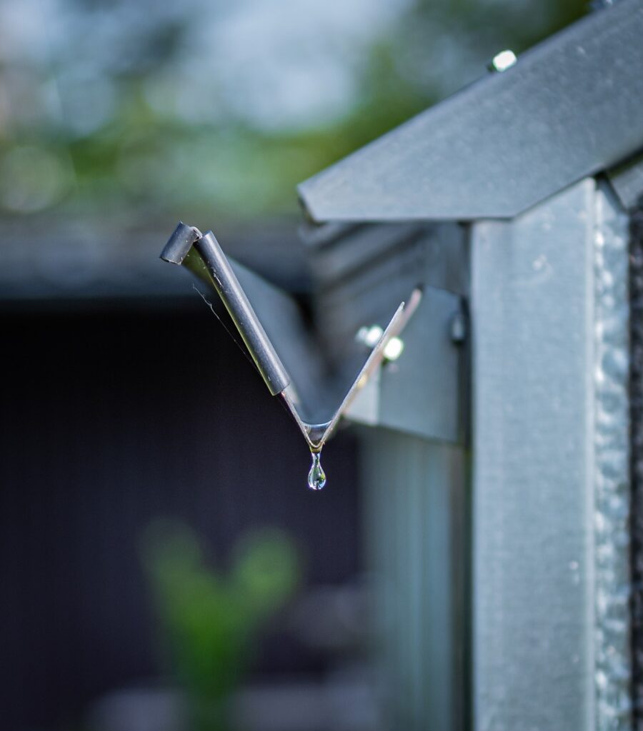 waterdrop, nature, rain gutter, greenhouse, down drops, water, rain, wet, droplets, liquid, macro, rainy, weather